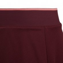 adidas Tennis Skirt Club #22 with integrated inner shorts dark red girls